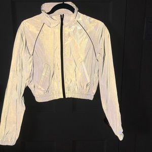 Zip up reflective jacket